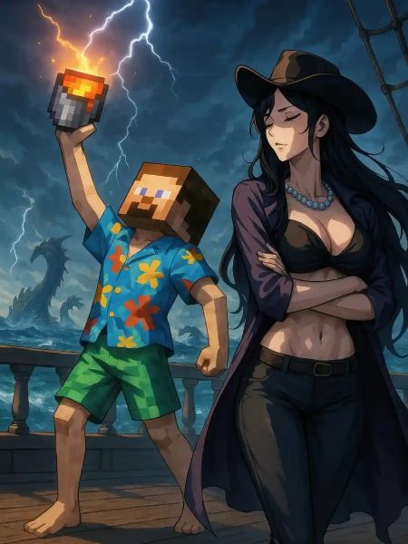 One Piece: A Minecraft Player?